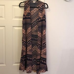 NWT LulaRoe Navy Blue and Blush Pink XS Joy